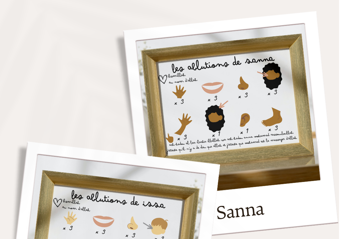 Tableau Ablutions Personnalisé