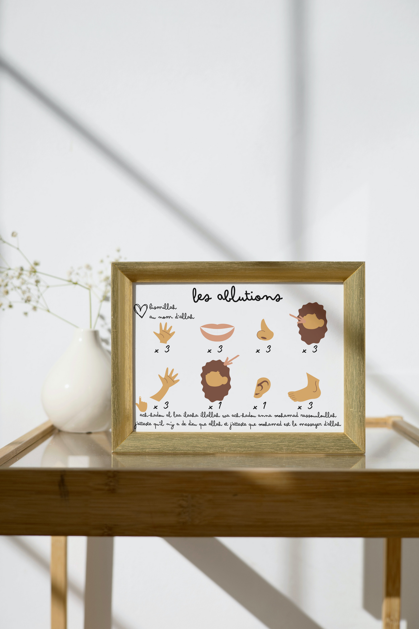 Tableau Ablutions Personnalisé