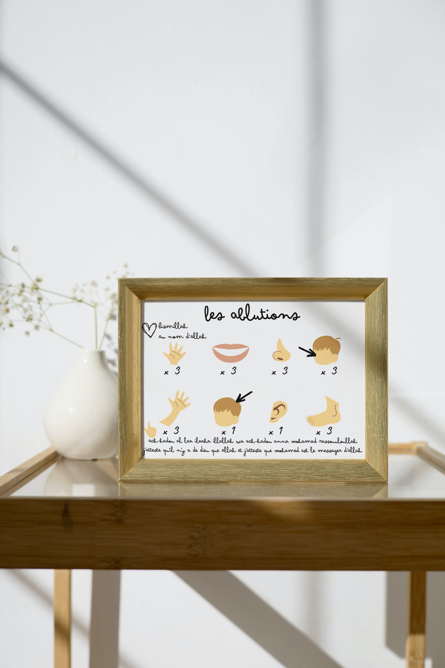 Tableau Ablutions Personnalisé