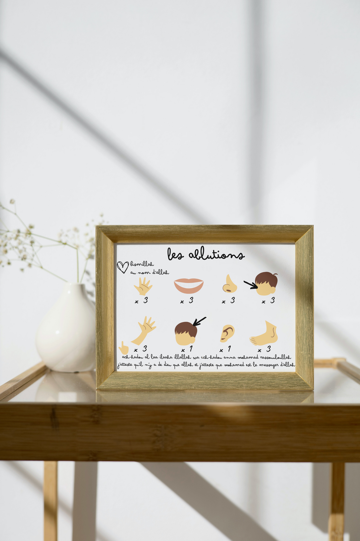 Tableau Ablutions Personnalisé