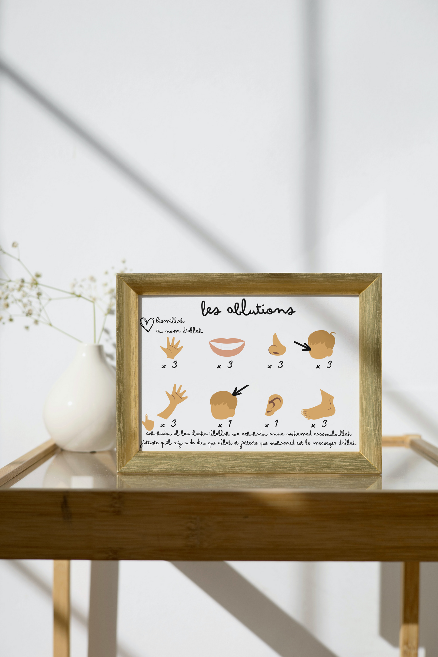 Tableau Ablutions Personnalisé