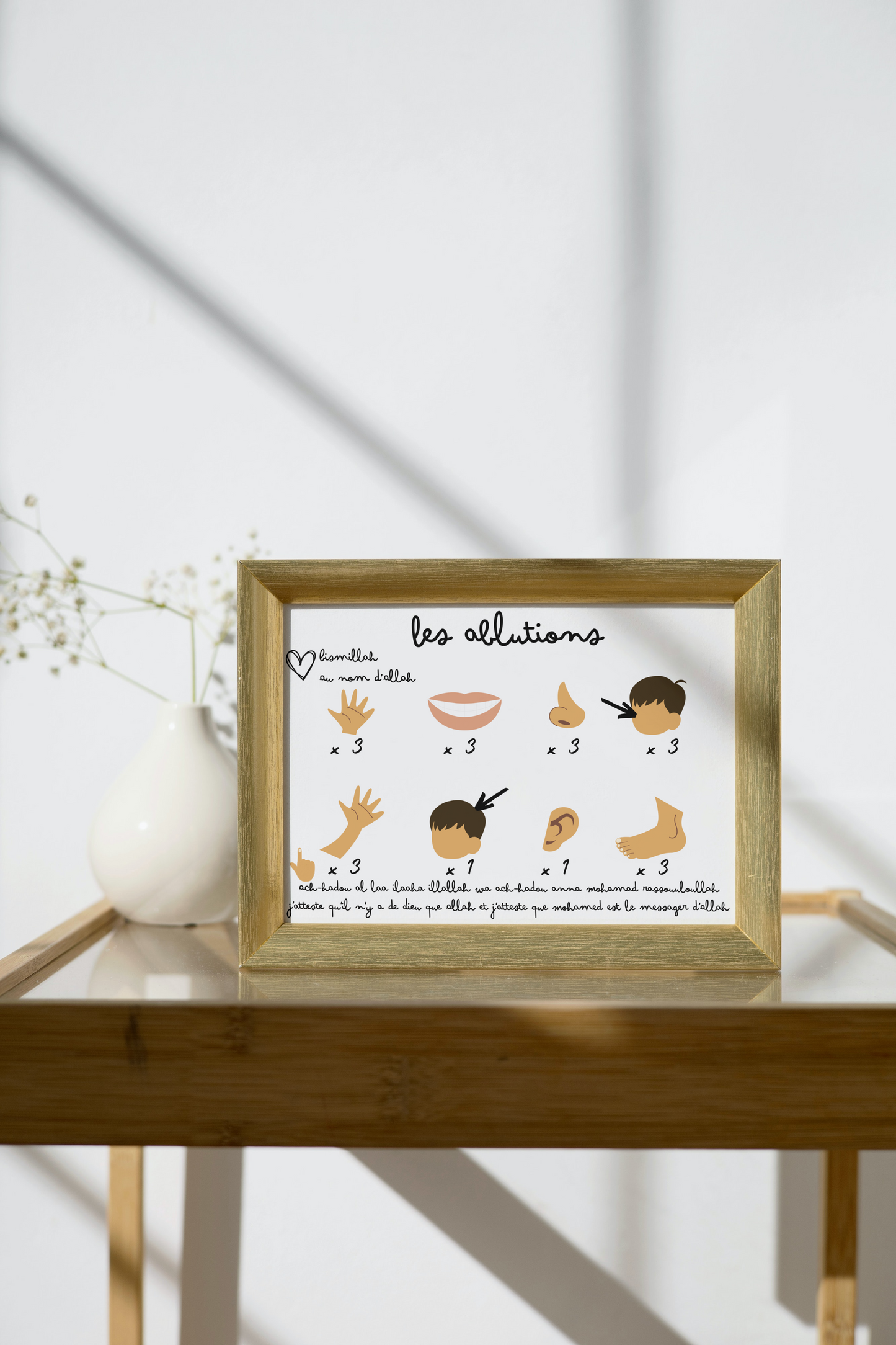 Tableau Ablutions Personnalisé
