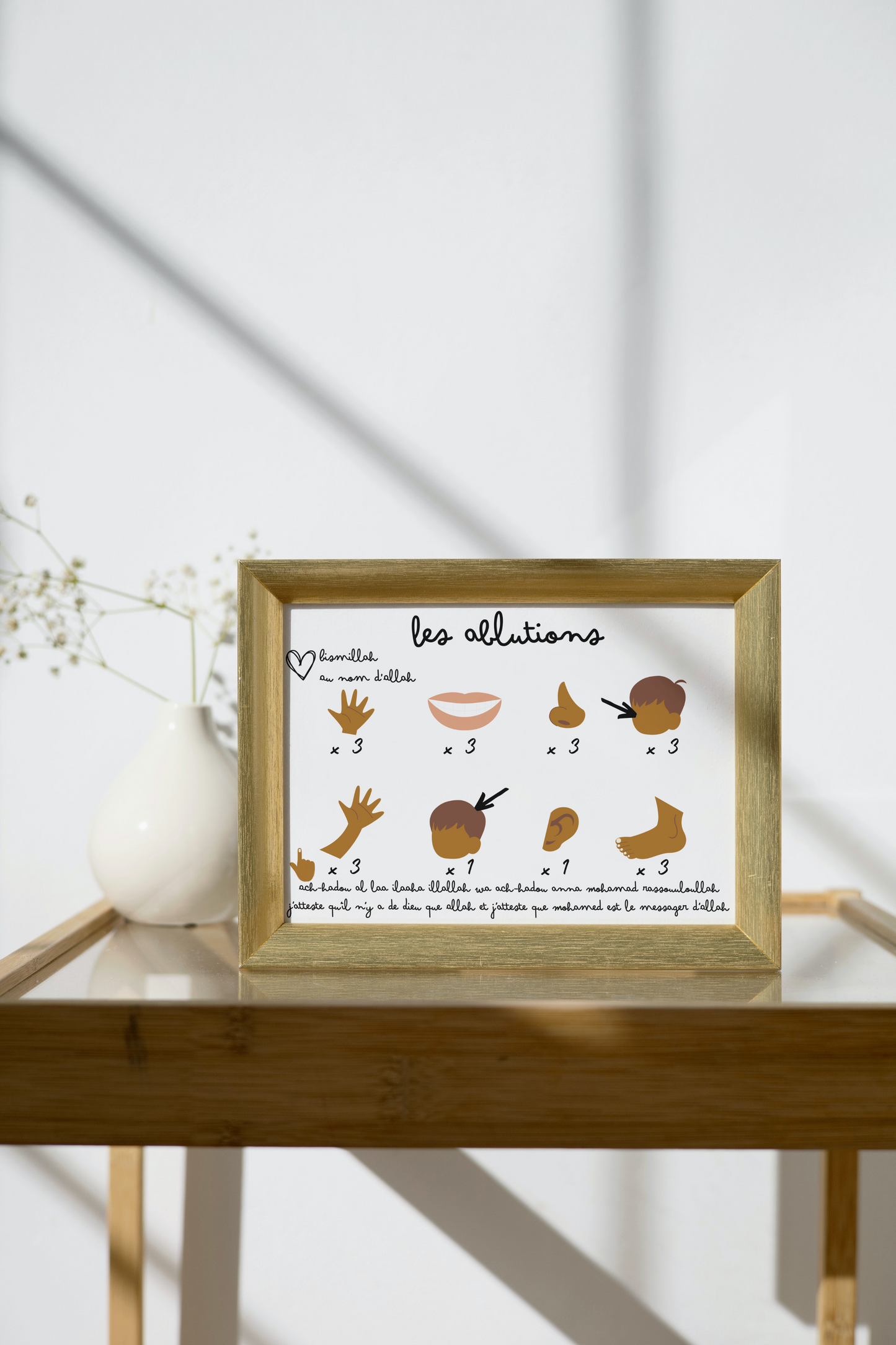 Tableau Ablutions Personnalisé