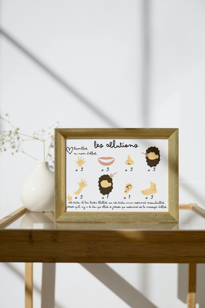 Tableau Ablutions Personnalisé