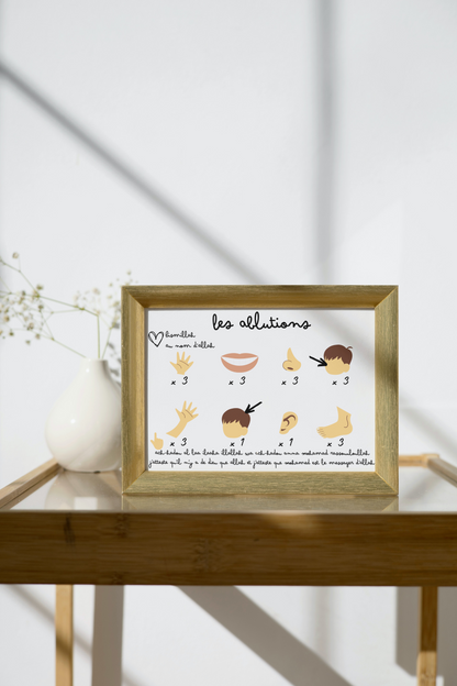 Tableau Ablutions Personnalisé