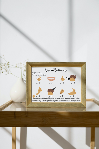 Tableau Ablutions Personnalisé