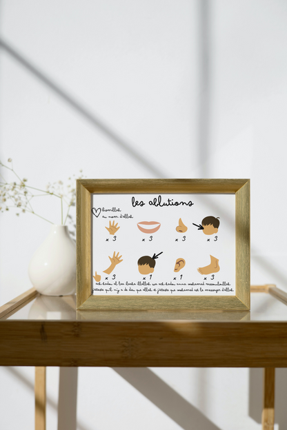 Tableau Ablutions Personnalisé