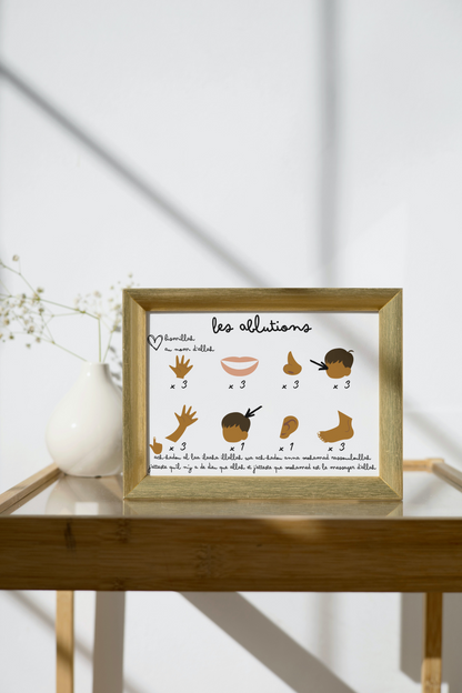 Tableau Ablutions Personnalisé